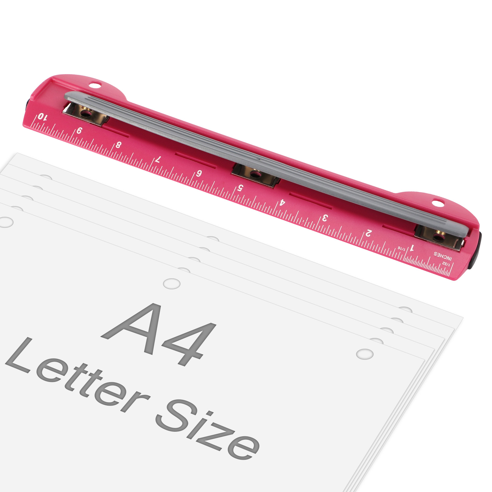 Binder A4 Lever - เครื่องเจาะกระดาษ EAGLE 3 รู สำหรับกระดาษ A4/Letter