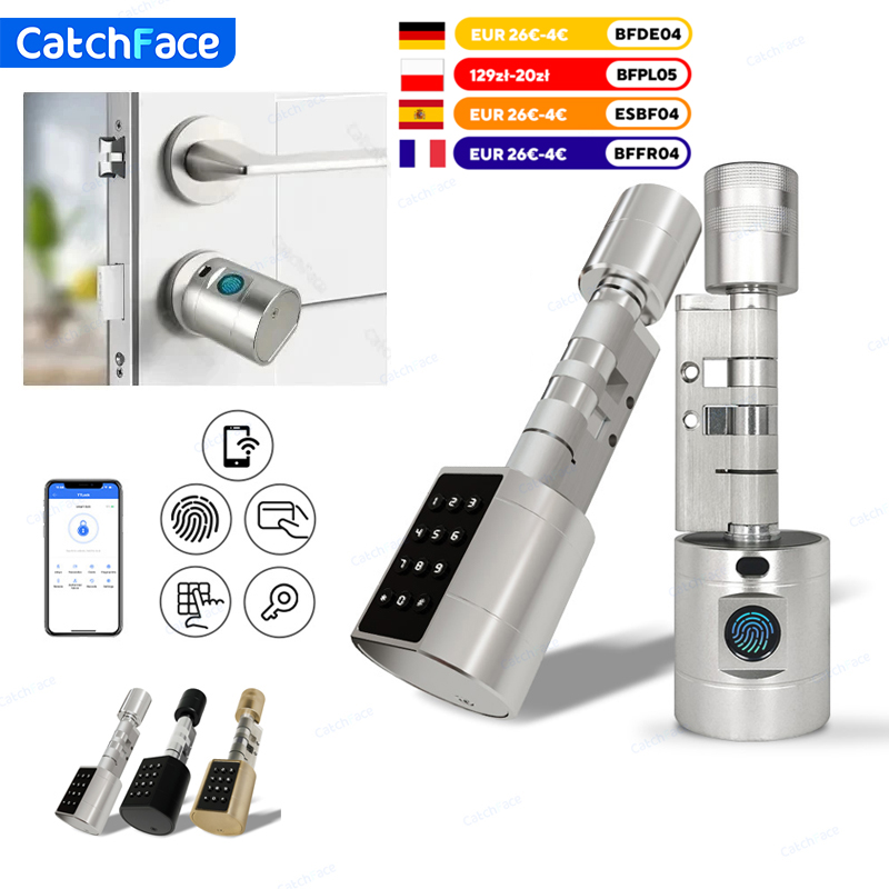 Letter Opener Brass - Catchfcae แอป ttlock กระบอกรหัสผ่านประตูล็อคอัจฉริยะอิเล็กทรอนิกส์ดิจิตอลอะไหล่แบบปรับได้ใหม่