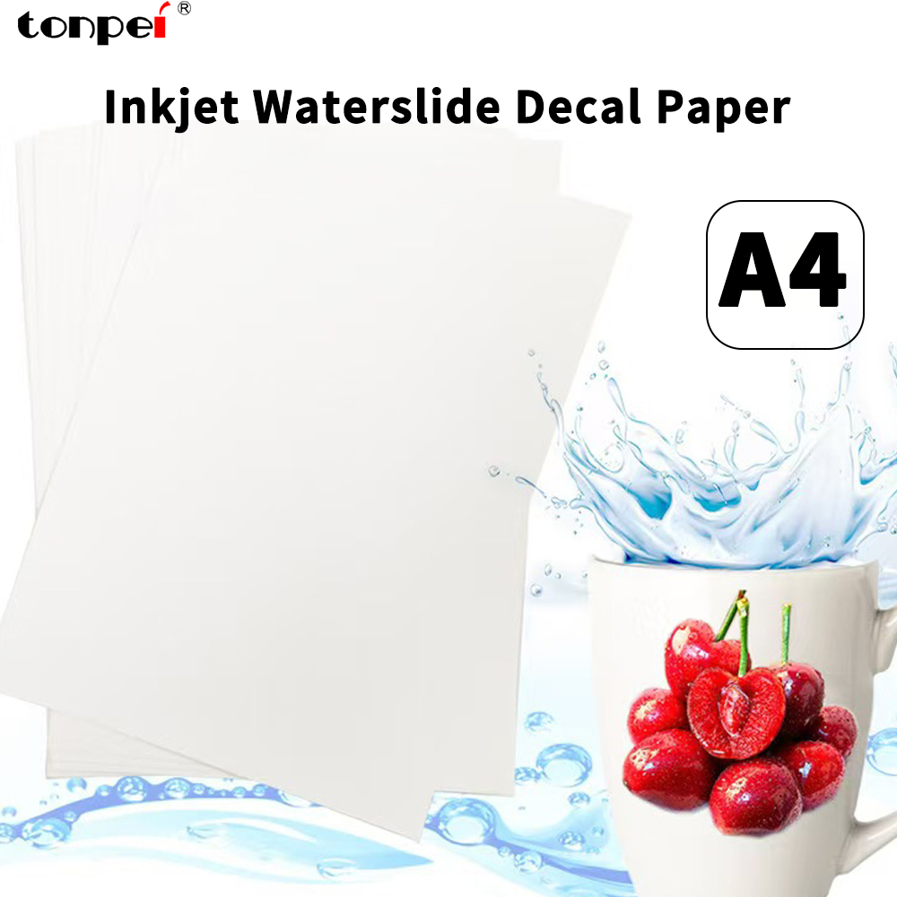 Ink Blotter Paper - 10/20 แผ่น A4 อิงค์เจ็ท Waterslide Decal