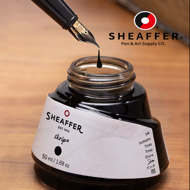 Fountain Pen Bottled Ink - หมึกสีอเมริกัน SHEAFFER ขนาดใหญ่ 50 ซีซี สำหรับปากกา