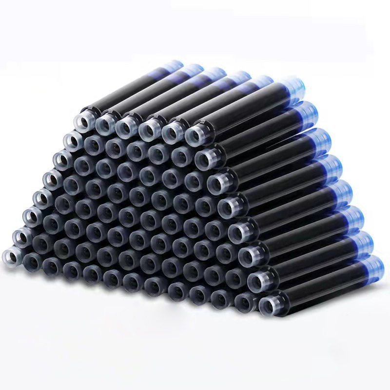Fountain Pen Bottled Ink - 50pcs Fountain ปากกาตลับหมึกเติมขวด 4 สี Disposable