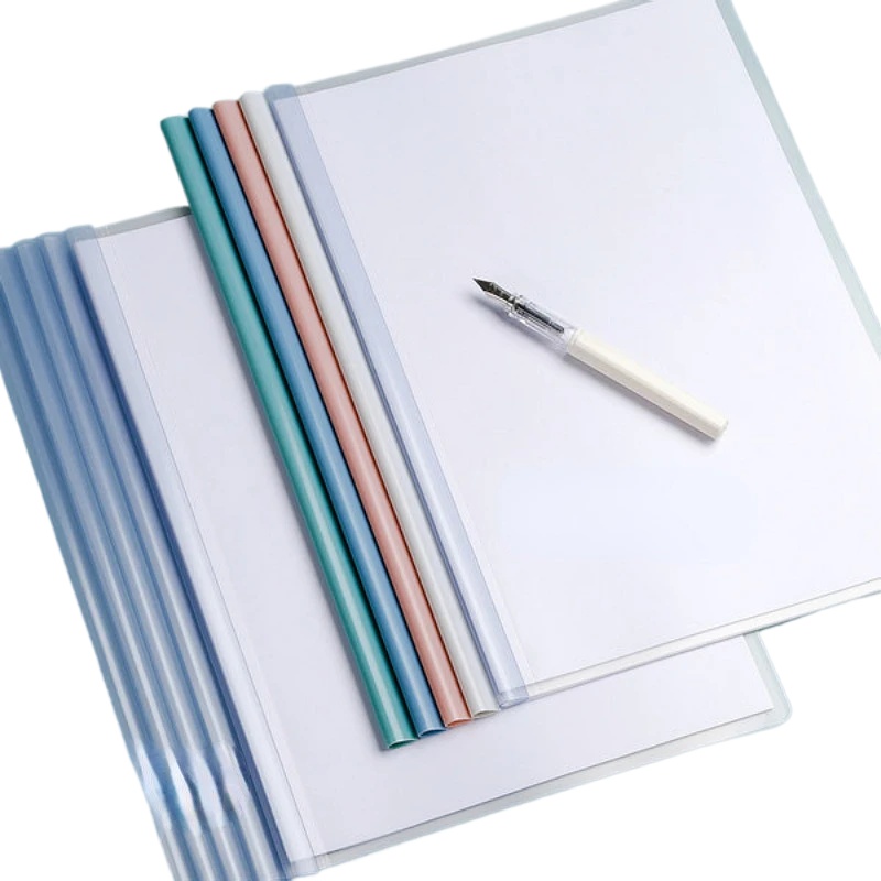 Binder A4 Lever - แฟ้มสองห่วง10ชิ้น/ชุดพร้อมแถบเลื่อน70แผ่นปกแฟ้มซองแฟ้มจัดระเบียบเอกสารสำหรับกระดาษขนาด A4