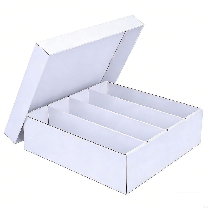 Card Index Box - น้ำหนักเบาแบบพกพากล่องการ์ดหลายช่องการ์ดเกมการ์ดเรียงลำดับผู้ถือสำหรับงานปาร์ตี้ Gatherings