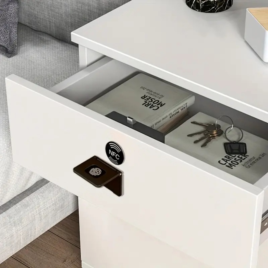 Card Index Box - ล็อคประตูตู้แบบ NFC ล็อคตู้ไม้แบบอิเล็กทรอนิกส์ที่มองไม่เห็น ล็อคด้วยบัตร IC ล็อคแบบไร้กุญแจ