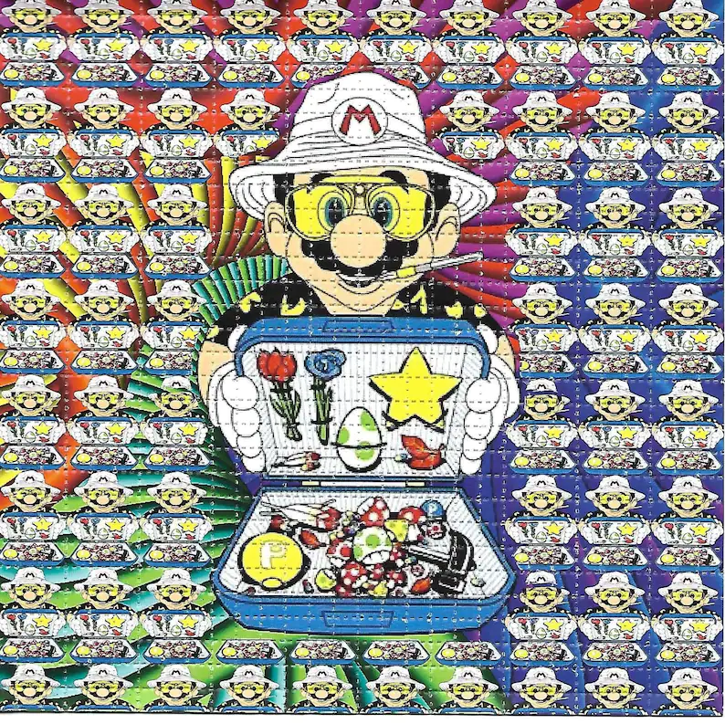เห็ดตัวแทนจำหน่าย LSD ประสาทหล - Ink Blotter Paper บทวิจารณ์และราคา
