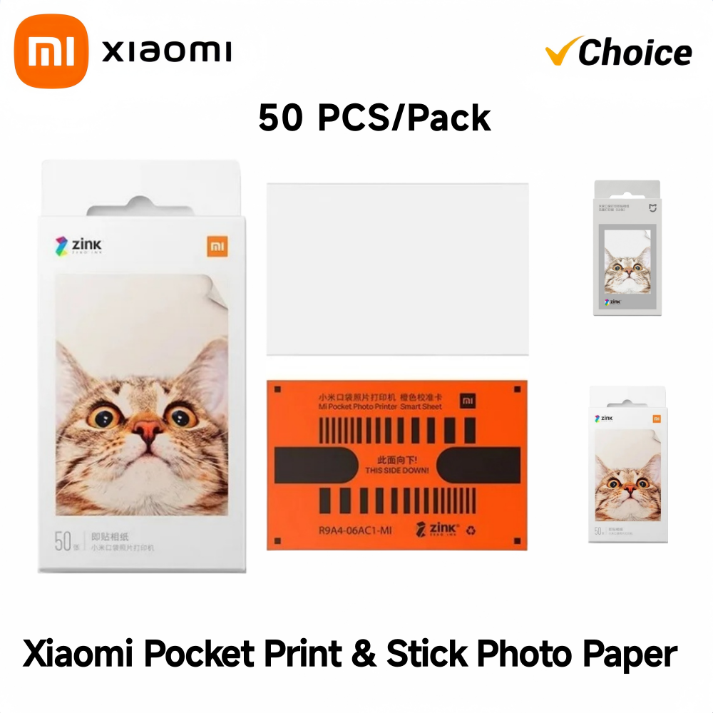 กระดาษภาพถ่าย Xiaomi ZINK ขนาด - Ink Blotter Paper บทวิจารณ์และราคา