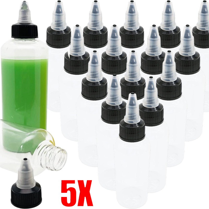 1/5pcs 30-250ml พลาสติกใสบีบขว - Fountain Pen Bottled Ink บทวิจารณ์และราคา