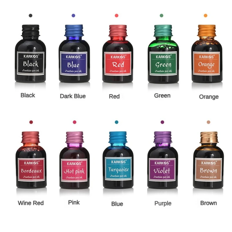10/1 PCS 30ml สีต่างๆหมึกพลาสต - Fountain Pen Bottled Ink บทวิจารณ์และราคา