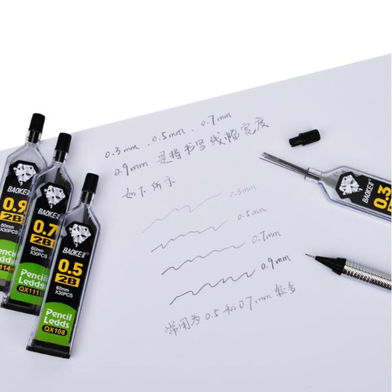 30 ชิ้น/ขวด, ไส้ดินสออัตโนมัติ - Mechanical Pencil 0.3 บทวิจารณ์และราคา