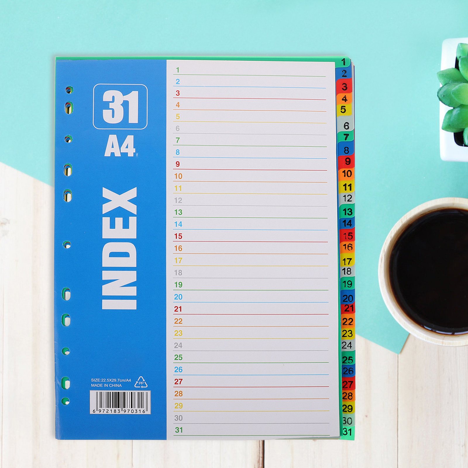 ชุดแผ่นแบ่งเอกสาร A4 แบบ 11 รู - Tab Divider A4 บทวิจารณ์และราคา