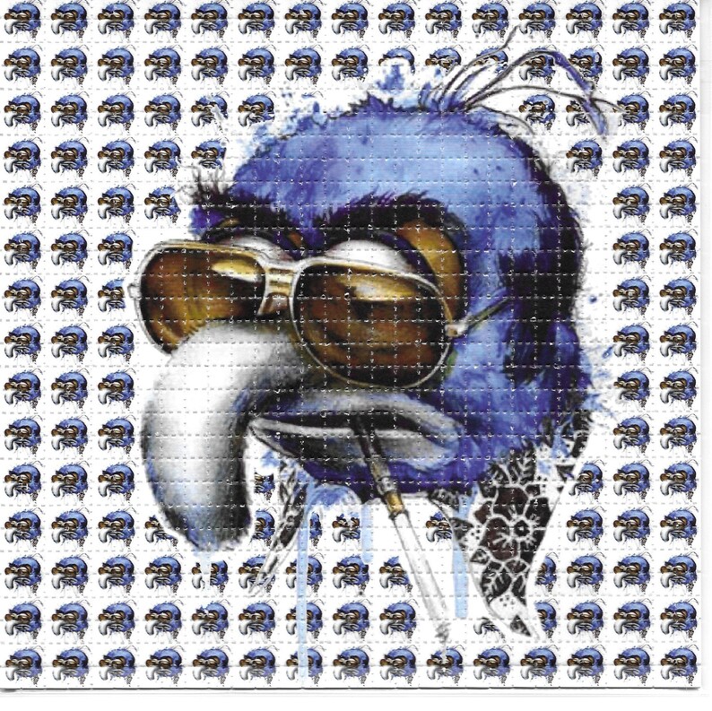 Blue Bird อะนิเมะ LSD กรดฟรี B - Ink Blotter Paper บทวิจารณ์และราคา