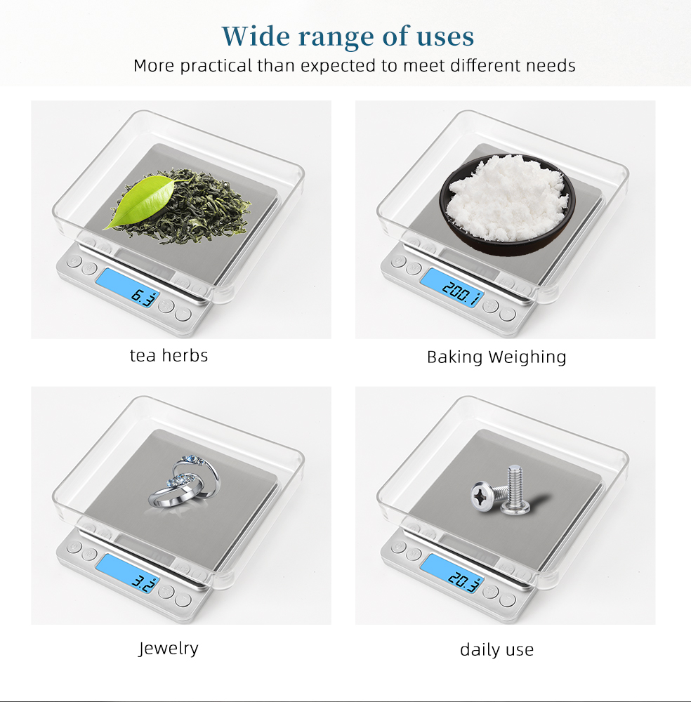 3000g 0.1g Electronic Scale จอ - Tape Dispenser Weighted บทวิจารณ์และราคา
