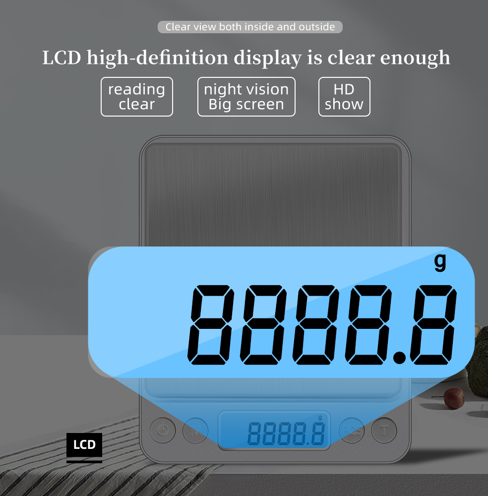 3000g 0.1g Electronic Scale จอ - Tape Dispenser Weighted บทวิจารณ์และราคา