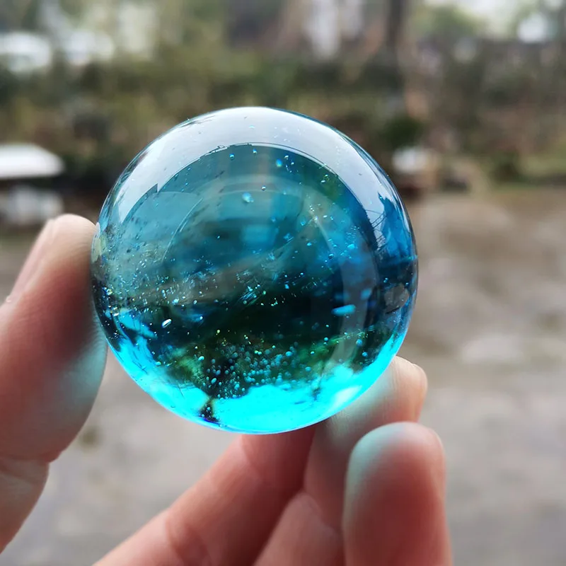 ลูกแก้วเคลือบเงาขนาด 40 มม. รู - Paper Weight Crystal บทวิจารณ์และราคา