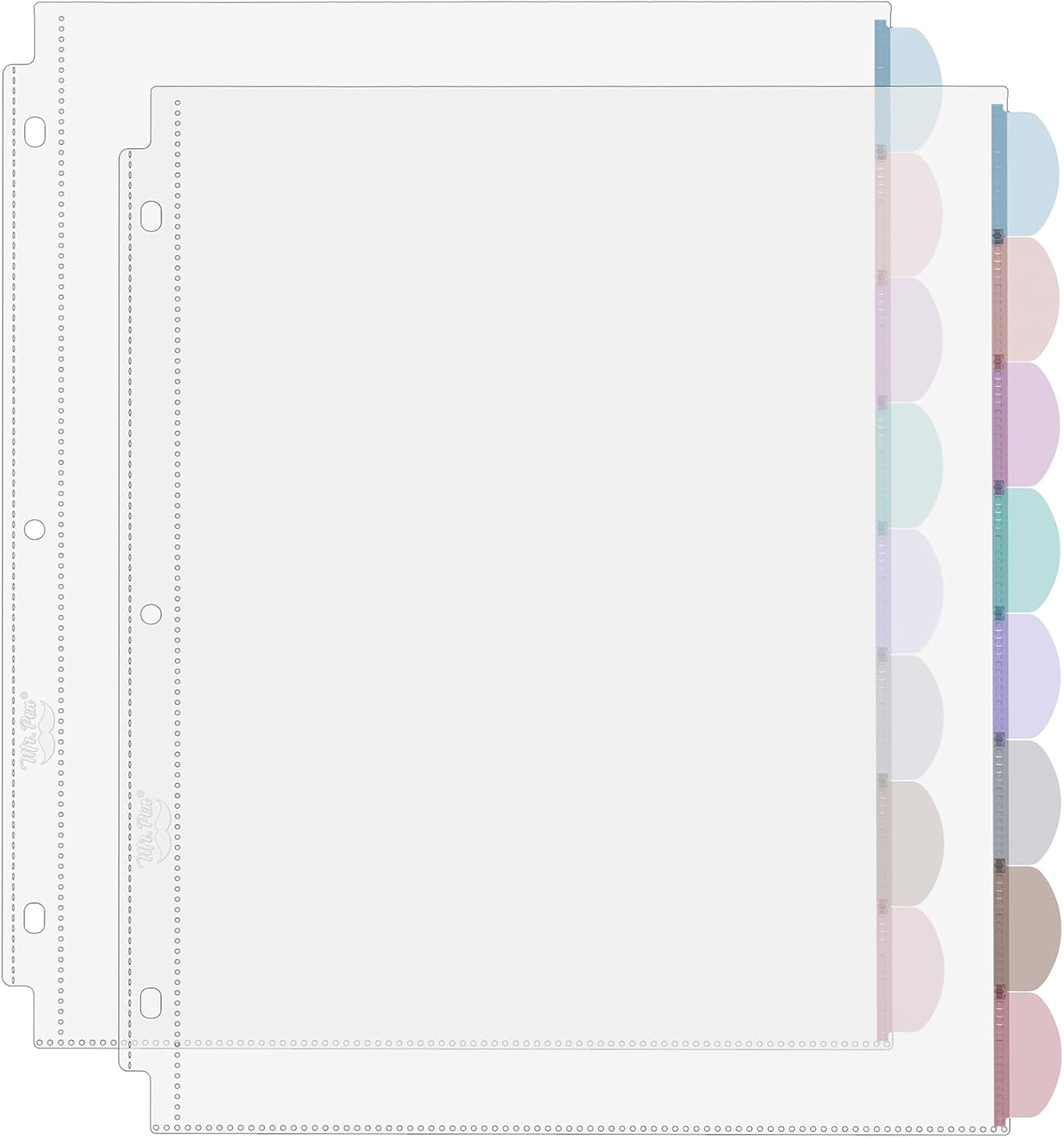 แผ่นใส A4 พร้อมแถบปิดผนึก 8 แถ - Tab Divider A4 บทวิจารณ์และราคา