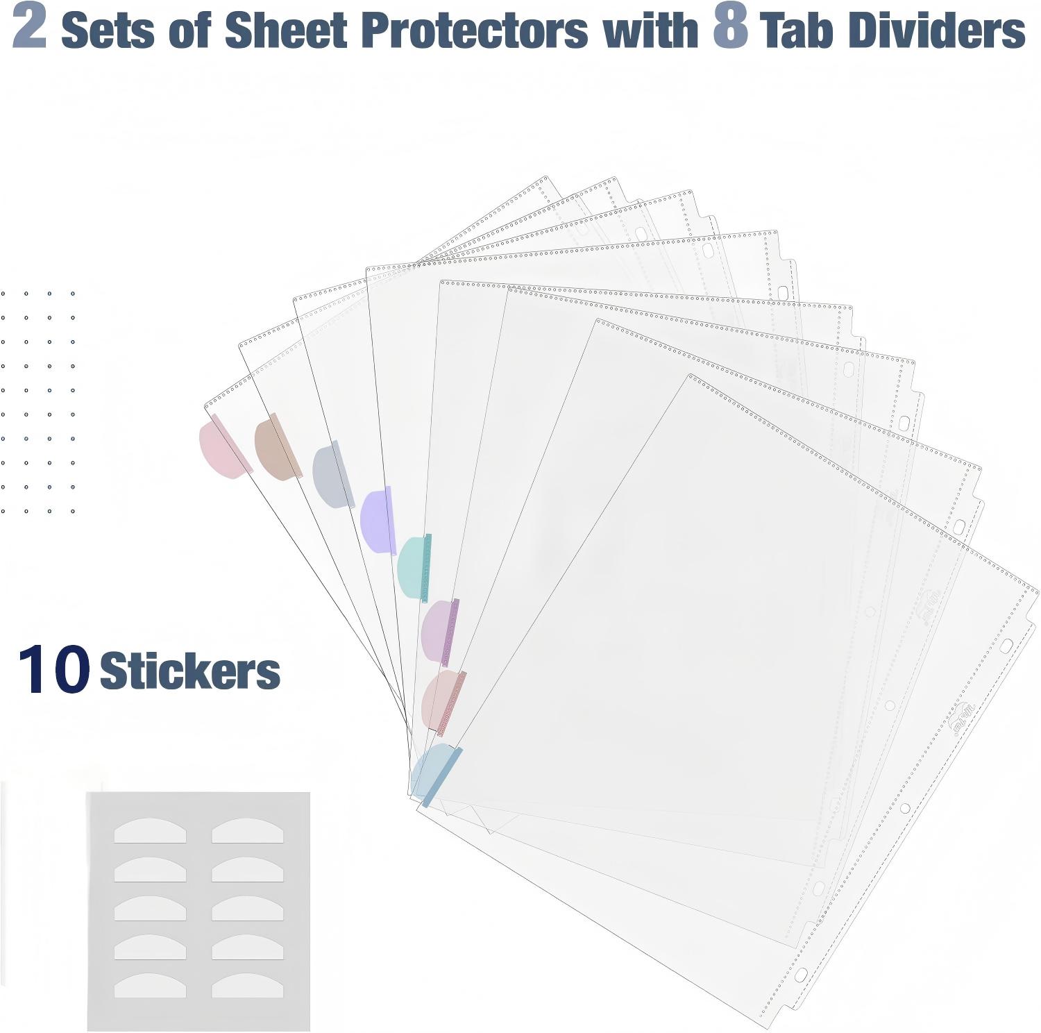 แผ่นใส A4 พร้อมแถบปิดผนึก 8 แถ - Tab Divider A4 บทวิจารณ์และราคา