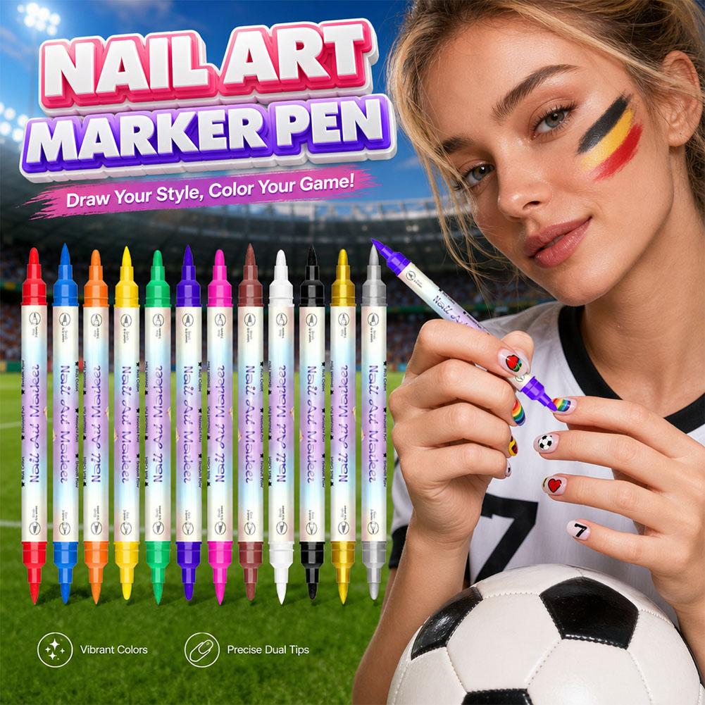 ปากกาเพ้นท์เล็บ 12/24 สี หัวคู - Correction Pen Fine บทวิจารณ์และราคา