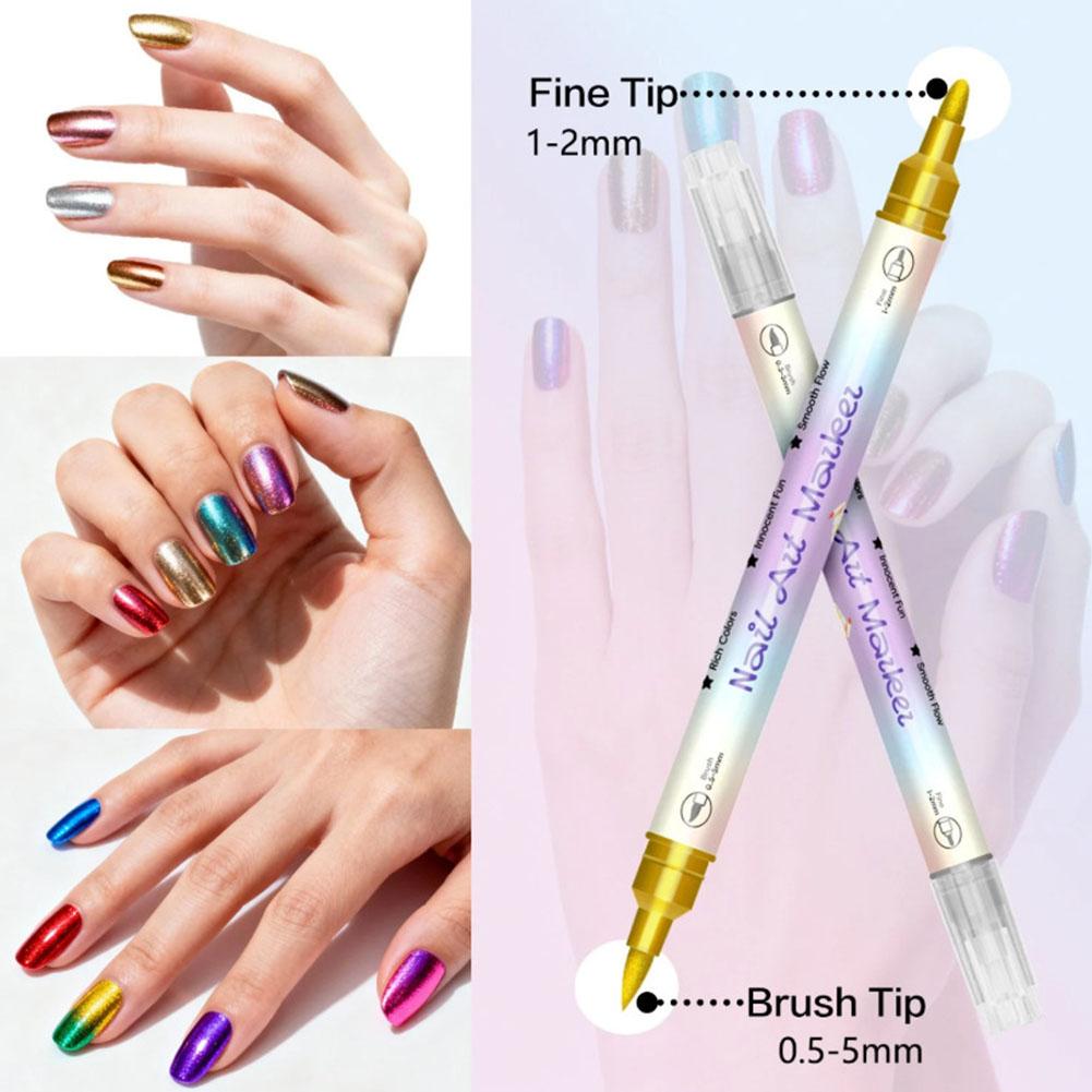 ปากกาเพ้นท์เล็บ 12/24 สี หัวคู - Correction Pen Fine บทวิจารณ์และราคา