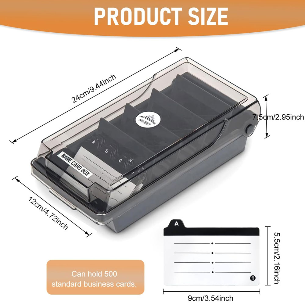 กล่องใส่นามบัตรแบบตั้งโต๊ะ ควา - Card Index Box บทวิจารณ์และราคา