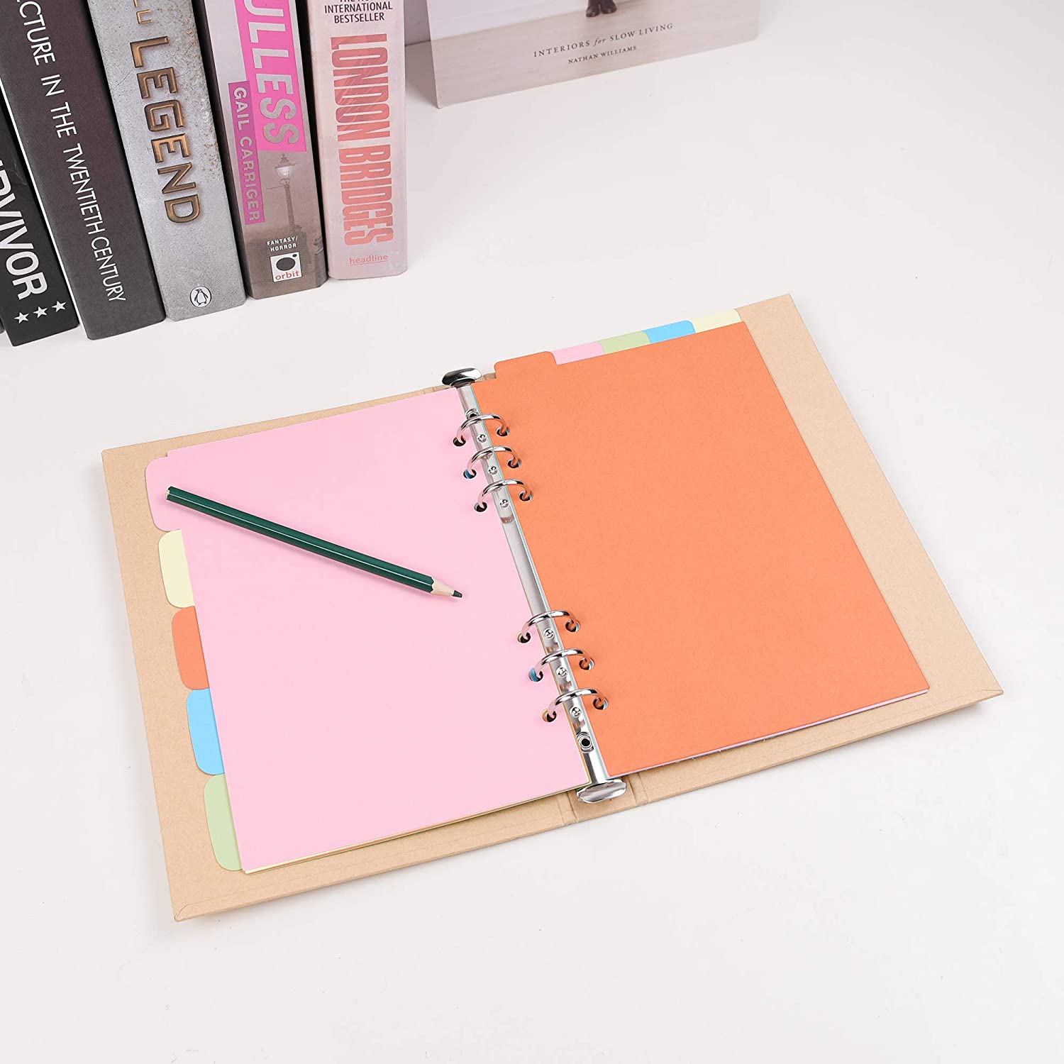A5/A6/A7/B5/A4กระดาษ Divider ด - Tab Divider A4 บทวิจารณ์และราคา
