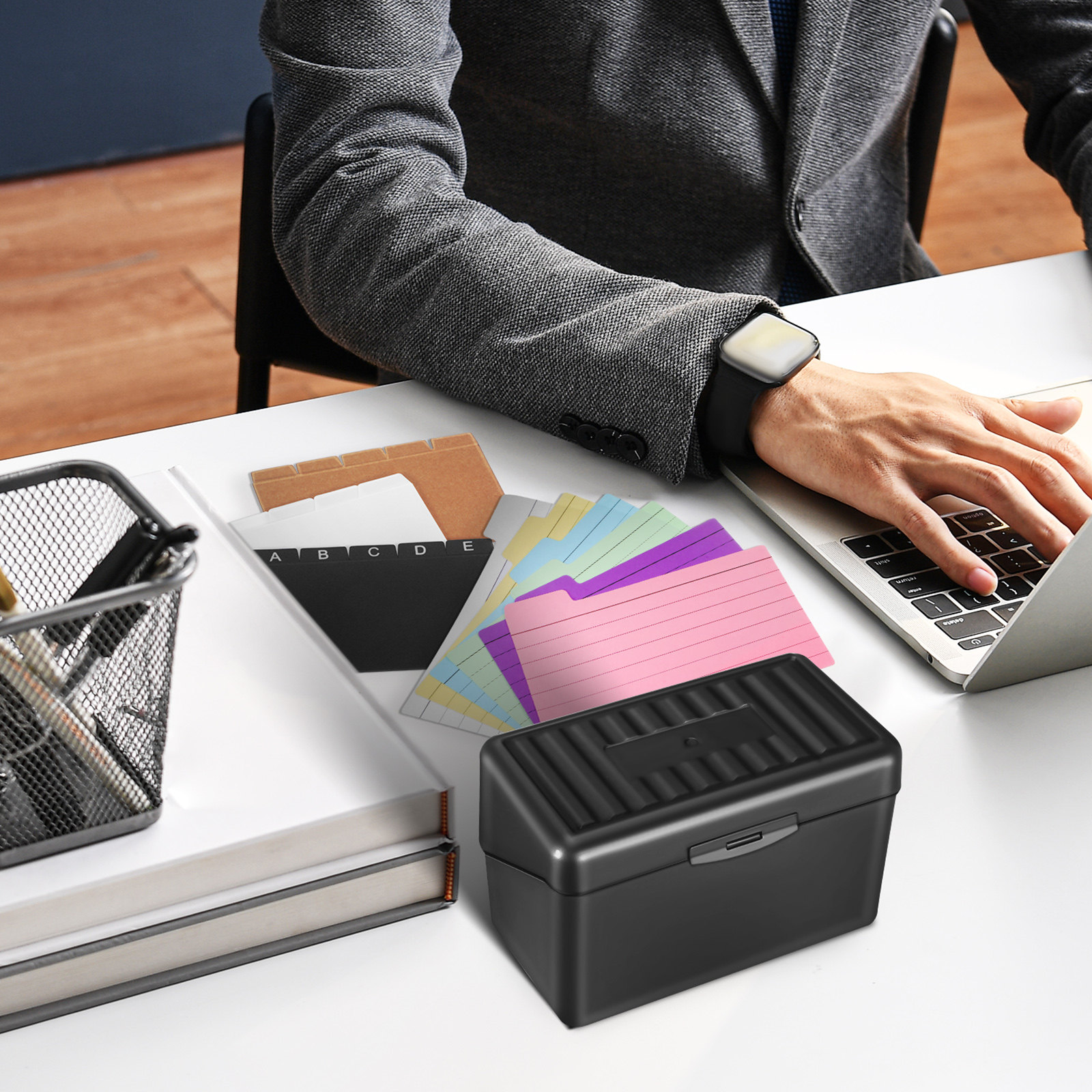 ชุดกล่องจัดระเบียบการ์ดแบบตั้ง - Card Index Box บทวิจารณ์และราคา