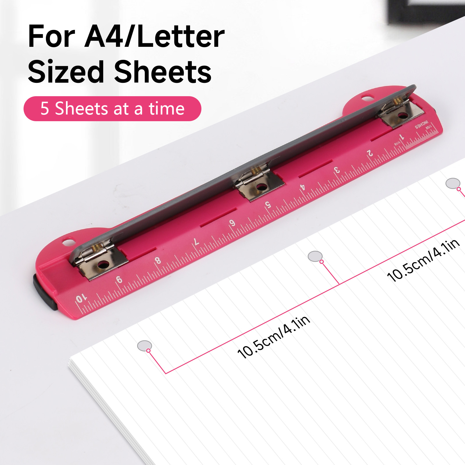 เครื่องเจาะกระดาษ EAGLE 3 รู ส - Binder A4 Lever บทวิจารณ์และราคา