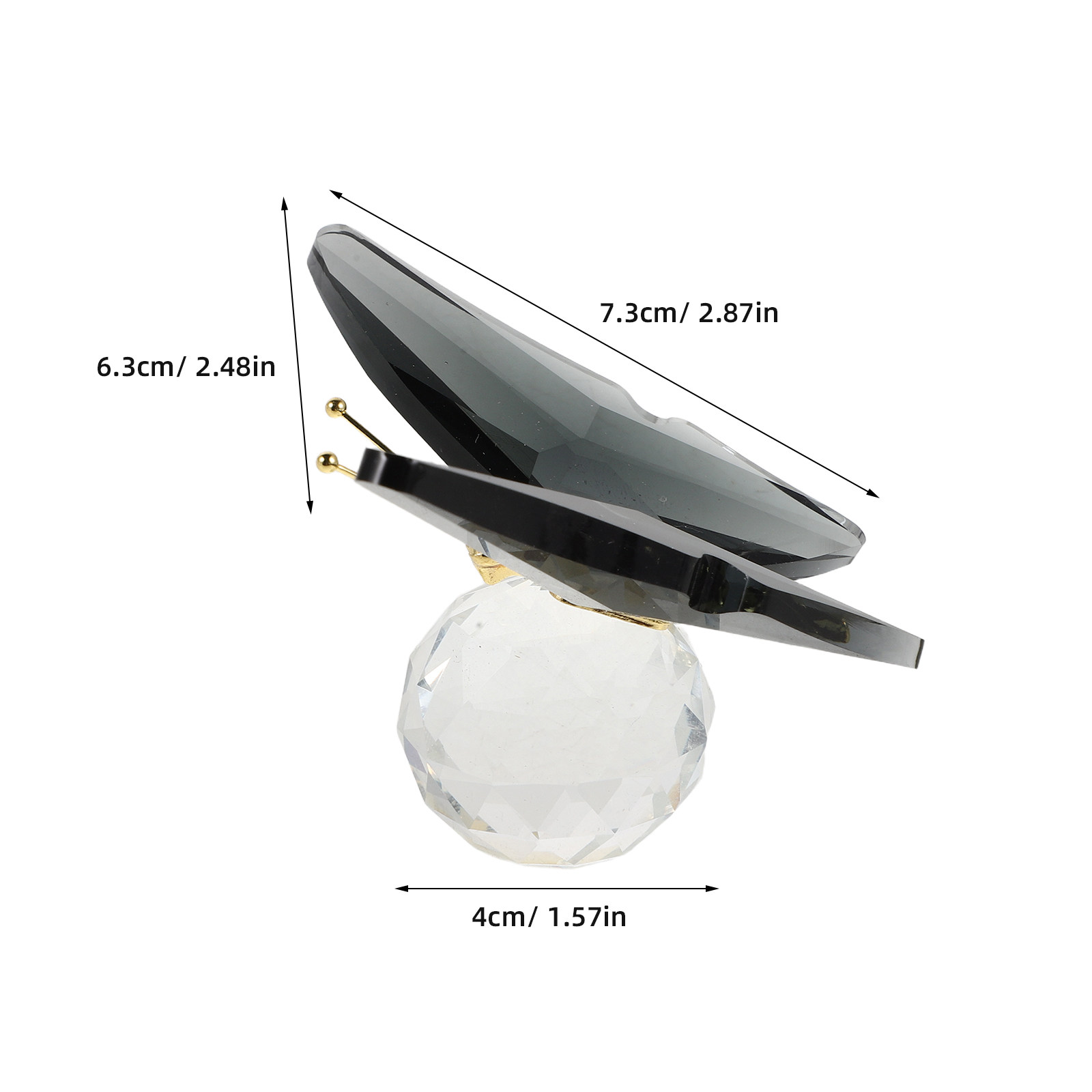 ที่ทับกระดาษรูปผีเสื้อคริสตัลใ - Paper Weight Crystal บทวิจารณ์และราคา