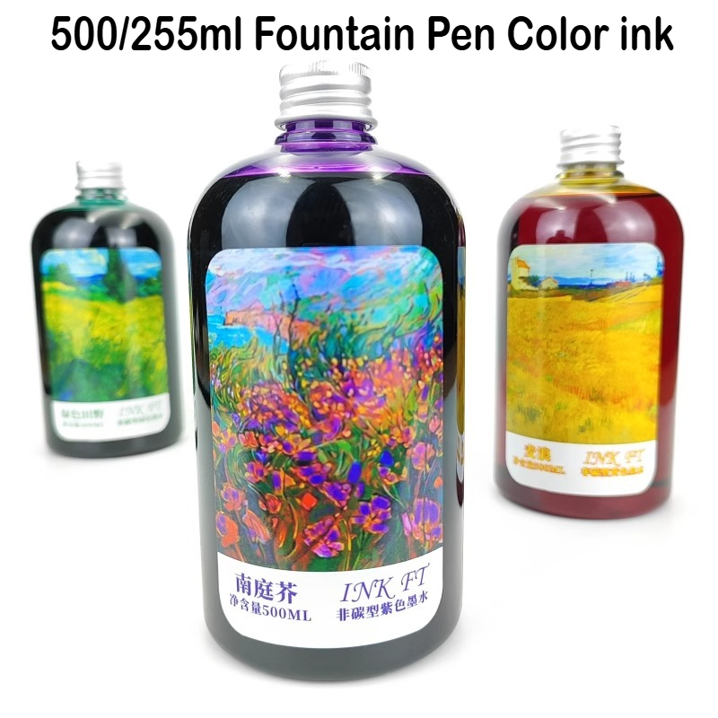 500 ml/255/50 ml 24 สีบรรจุขวด - Fountain Pen Bottled Ink บทวิจารณ์และราคา