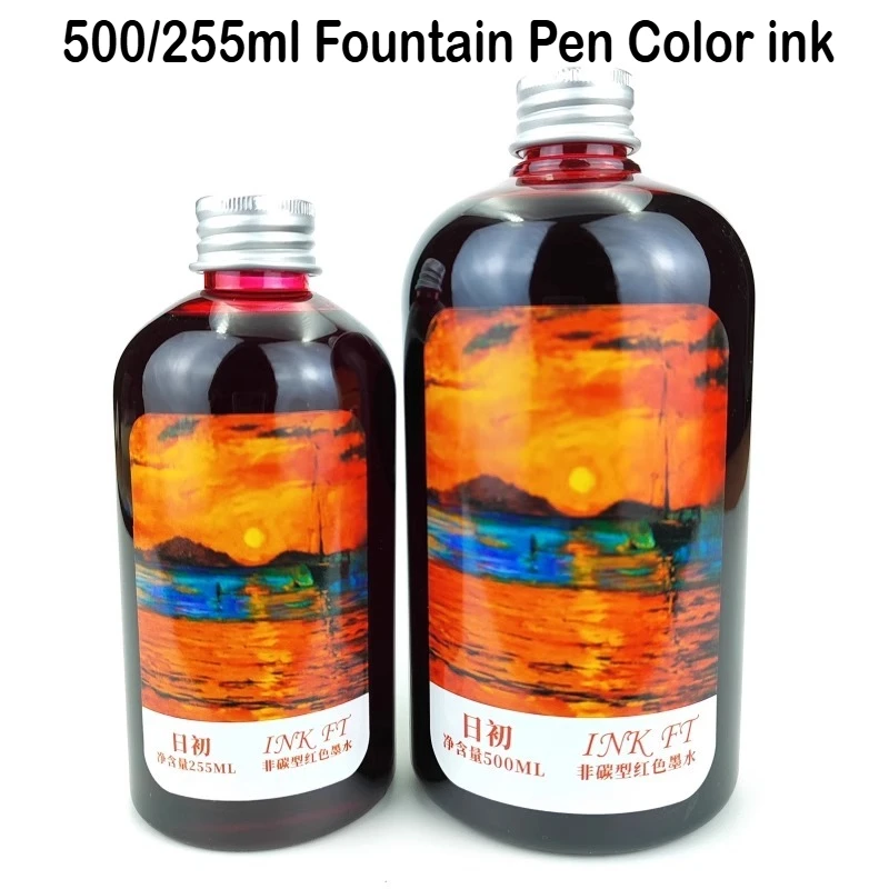 500 ml/255/50 ml 24 สีบรรจุขวด - Fountain Pen Bottled Ink บทวิจารณ์และราคา