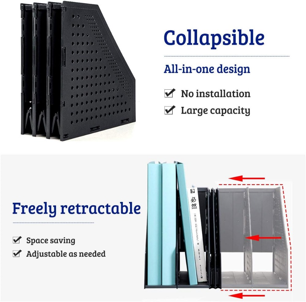 ที่ใส่แมกกาซีนแบบพับได้ พลาสติ - Magazine Holder Rack บทวิจารณ์และราคา