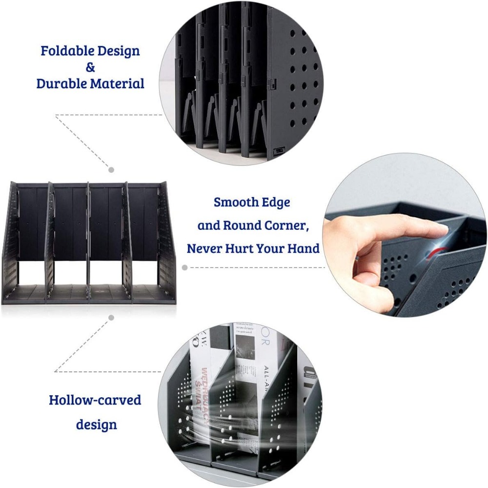 ที่ใส่แมกกาซีนแบบพับได้ พลาสติ - Magazine Holder Rack บทวิจารณ์และราคา