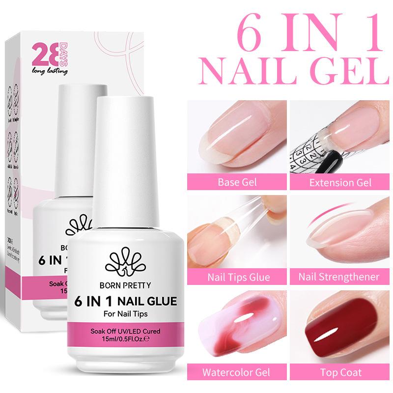 เจลยูวีสำหรับต่อเล็บ 15 มล. 6  - Gel Refill Pack บทวิจารณ์และราคา