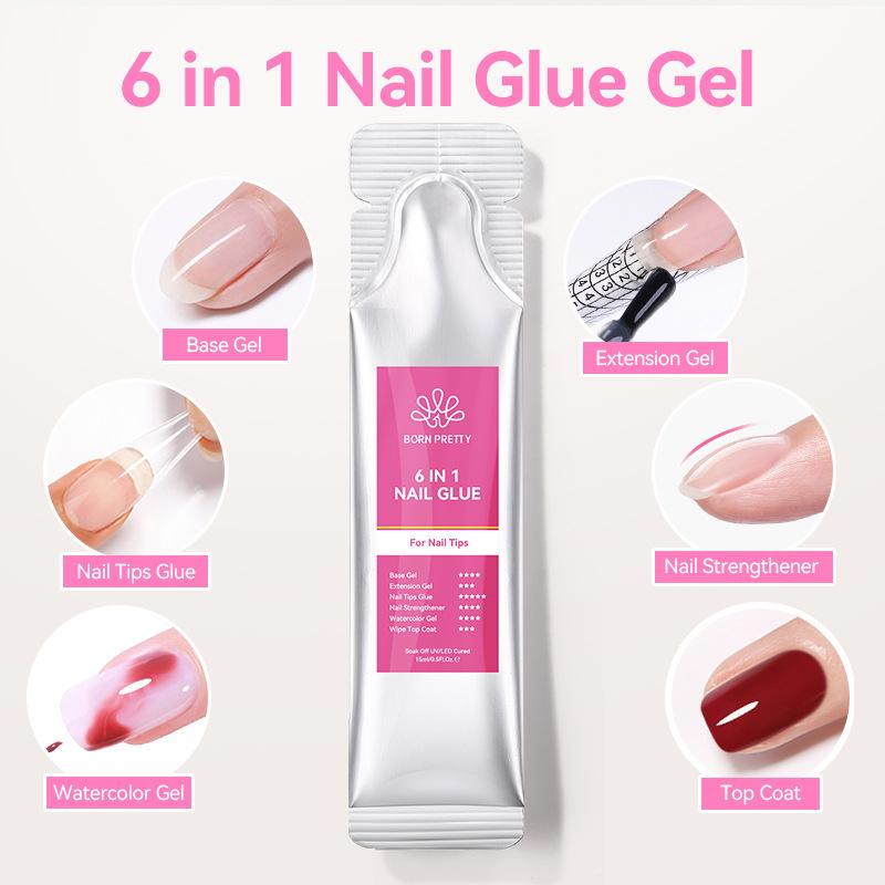 เจลยูวีสำหรับต่อเล็บ 15 มล. 6  - Gel Refill Pack บทวิจารณ์และราคา