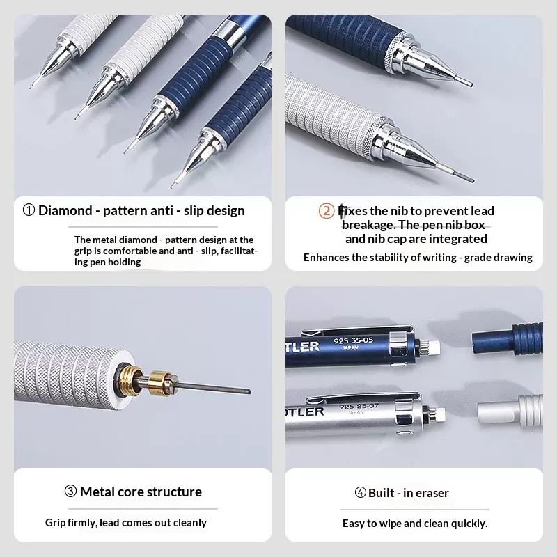 สเตดเลอร์ 925 ดินสอกดแบบโลหะเต - Mechanical Pencil 0.3 บทวิจารณ์และราคา