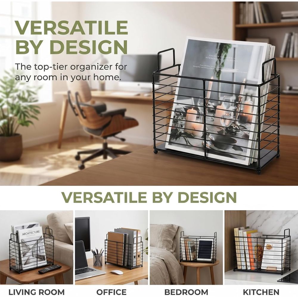 ชั้นวางนิตยสารโลหะ, ตะกร้าเก็บ - Magazine Holder Rack บทวิจารณ์และราคา