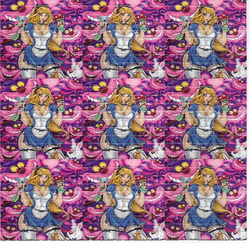 เซ็กซี่อลิซ LSD ประสาทหลอน Aci - Ink Blotter Paper บทวิจารณ์และราคา