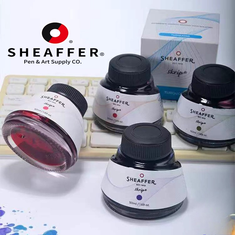 หมึกสีอเมริกัน SHEAFFER ขนาดให - Fountain Pen Bottled Ink บทวิจารณ์และราคา