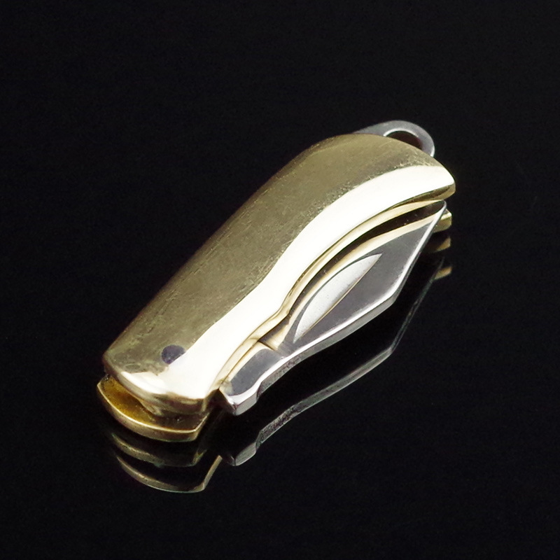 ทองเหลืองพับมีดพกพาพวงกุญแจที่ - Letter Opener Brass บทวิจารณ์และราคา
