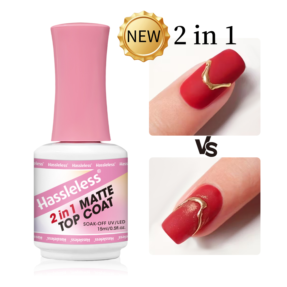 เจลท็อปโค้ทเนื้อแมทแบบ 2-in-1  - Gel Refill Pack บทวิจารณ์และราคา