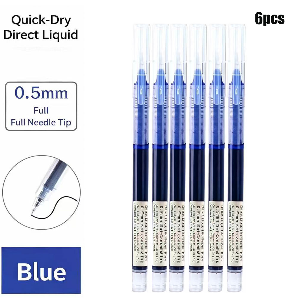 6 แพ็คคลิกเจลปากกา 0.5 มม.สีดำ - Gel Refill Pack บทวิจารณ์และราคา