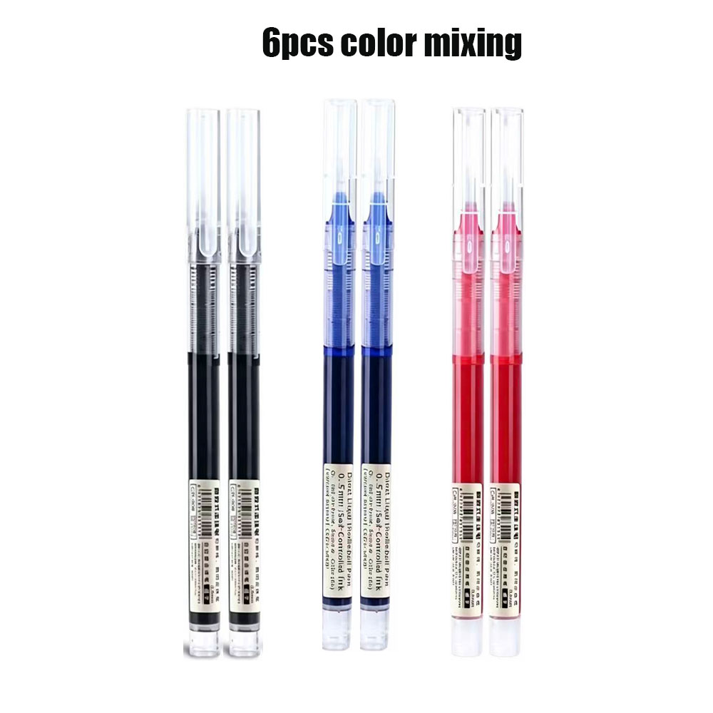 6 แพ็คคลิกเจลปากกา 0.5 มม.สีดำ - Gel Refill Pack บทวิจารณ์และราคา
