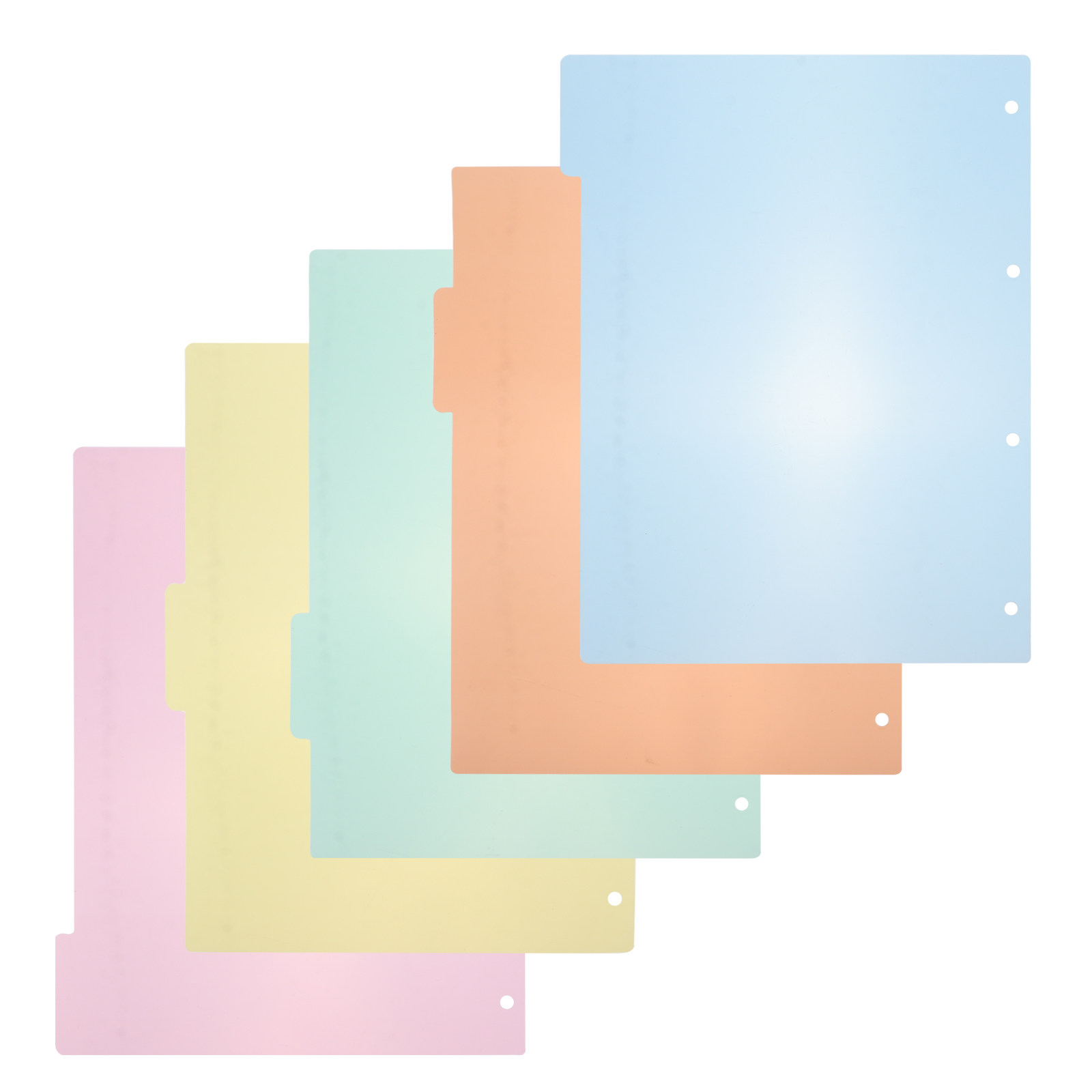 10 ชิ้น แผ่นแบ่งเอกสารพลาสติก  - Tab Divider A4 บทวิจารณ์และราคา