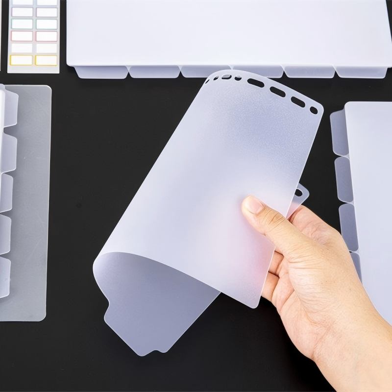 แผ่นแบ่งแฟ้ม A4 A5 B5 แบบเจาะร - Tab Divider A4 บทวิจารณ์และราคา