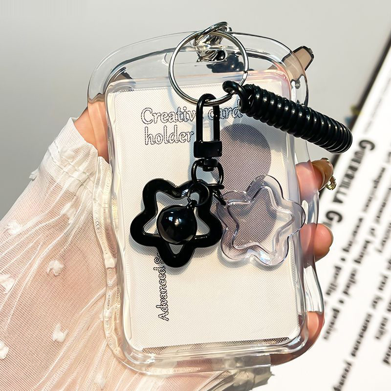 พวงกุญแจใส่การ์ดใส PVC สำหรับใ - Index Card Holder บทวิจารณ์และราคา