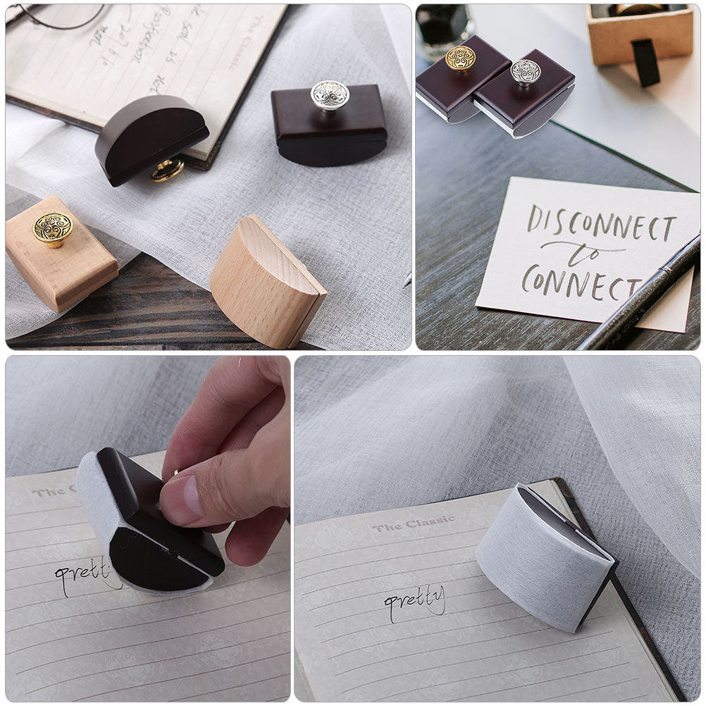 กระดาษซับหมึกไม้แบบโยก 2 ชิ้น  - Ink Blotter Paper บทวิจารณ์และราคา