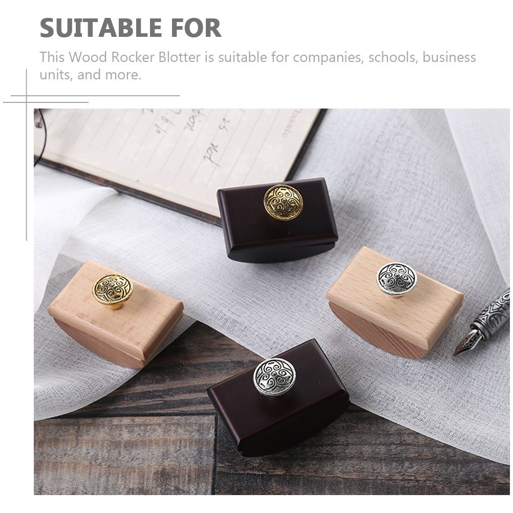 กระดาษซับหมึกไม้แบบโยก 2 ชิ้น  - Ink Blotter Paper บทวิจารณ์และราคา