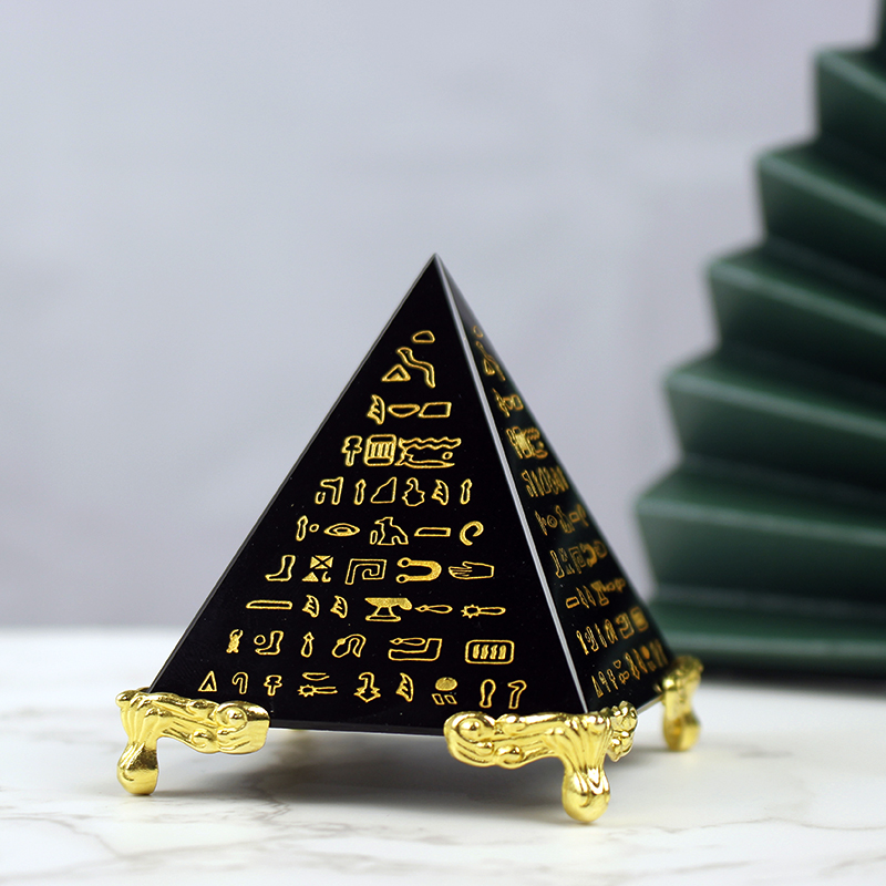 อียิปต์คริสตัล Obsidian Pyrami - Paper Weight Crystal บทวิจารณ์และราคา