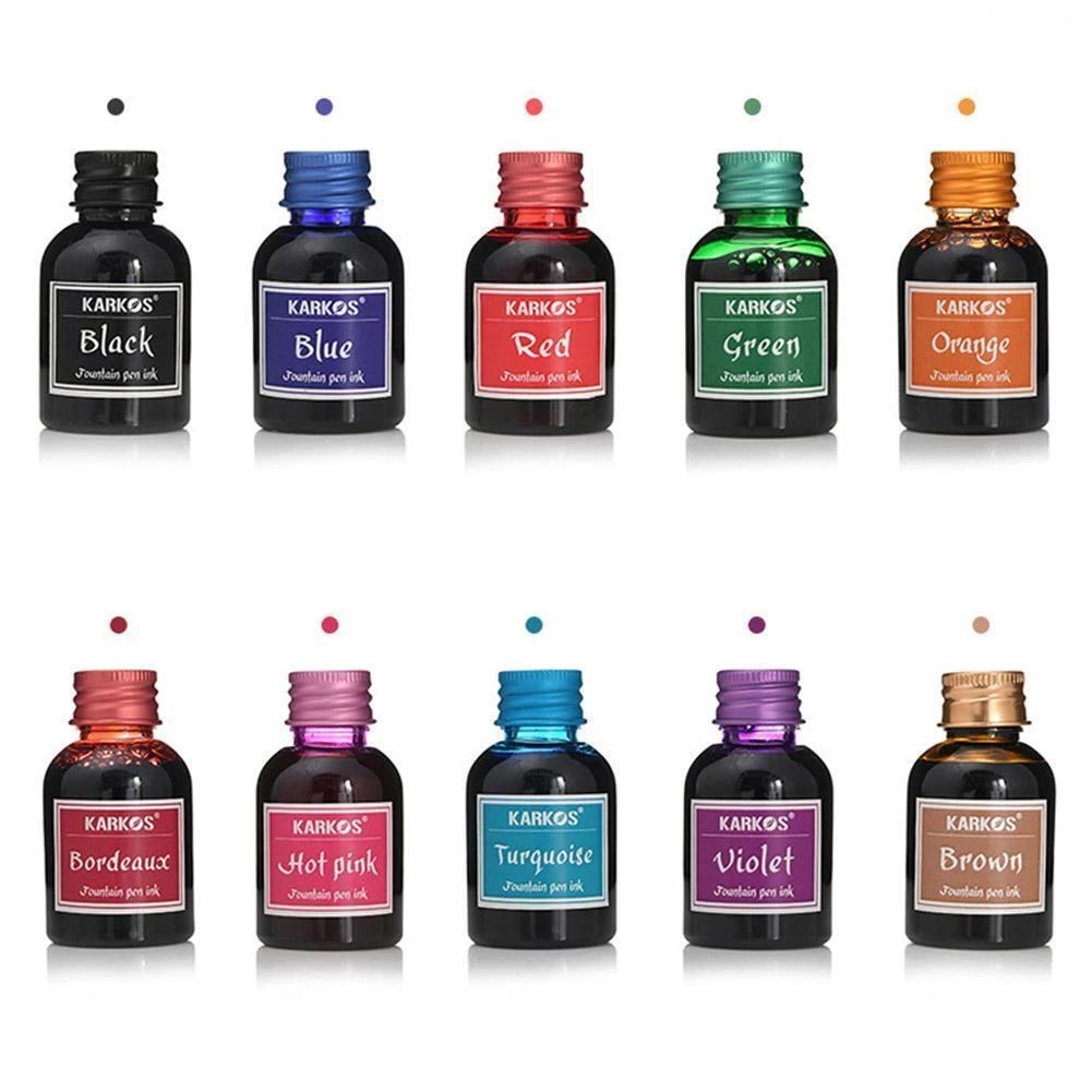 ปากกาหมึกซึมขวดหมึก 30 ml/Ink- - Fountain Pen Bottled Ink บทวิจารณ์และราคา