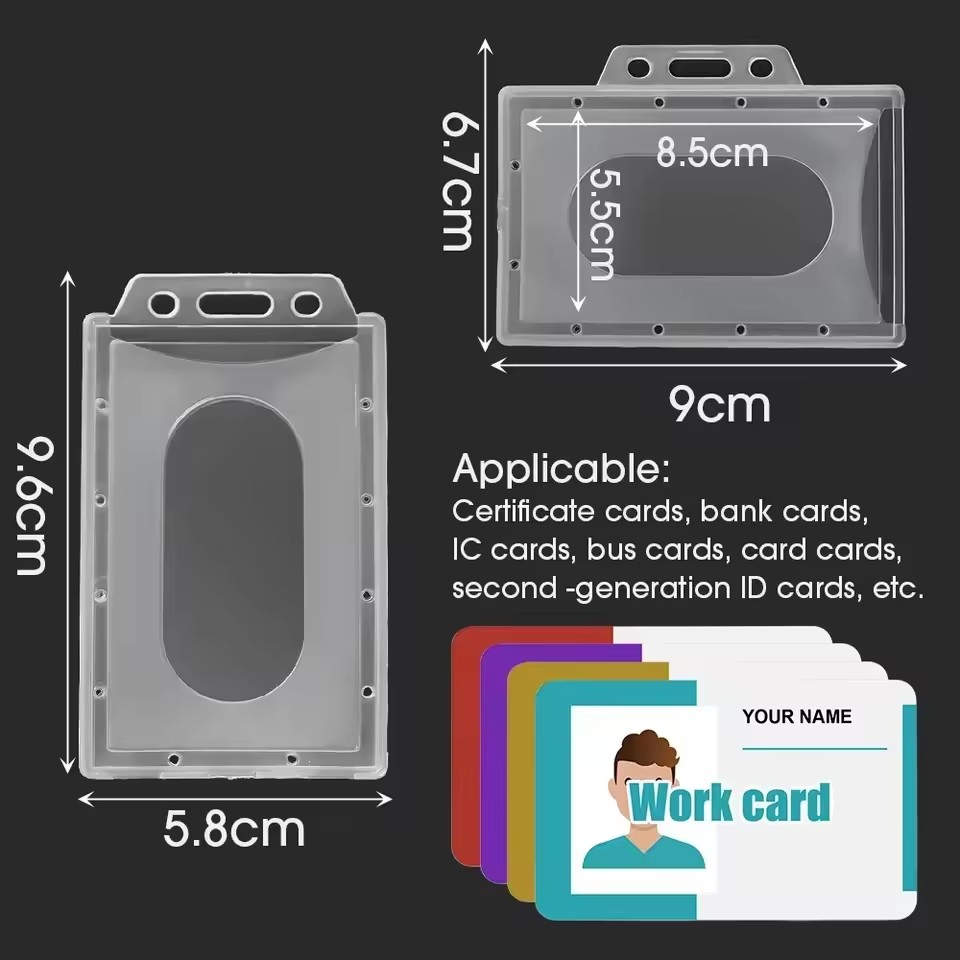20/5/1PCS กันน้ำพลาสติกใส PVC  - Index Card Holder บทวิจารณ์และราคา