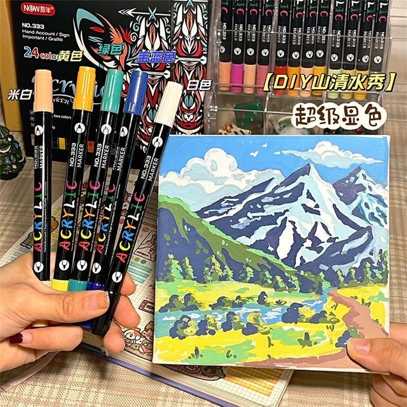 ปากกาสีอะคริลิคสำหรับงานศิลปะร - Correction Pen Fine บทวิจารณ์และราคา